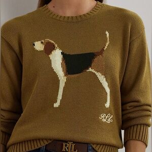 Ralph Lauren beagle cotton sweater